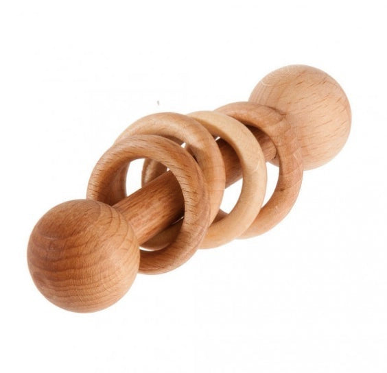 Wooden Rings Rattle