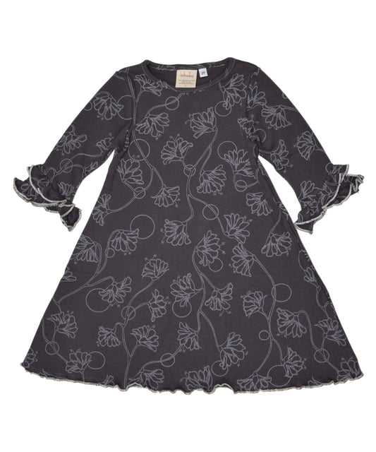 Wrought Iron Bubbles Print Dress