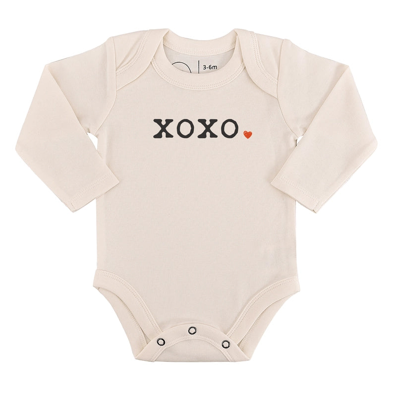 XOXO Valentine Graphic Long Sleeve Bodysuit