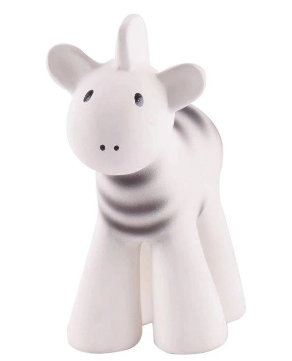 Zebra Organic Natural Rubber Teether & Rattle