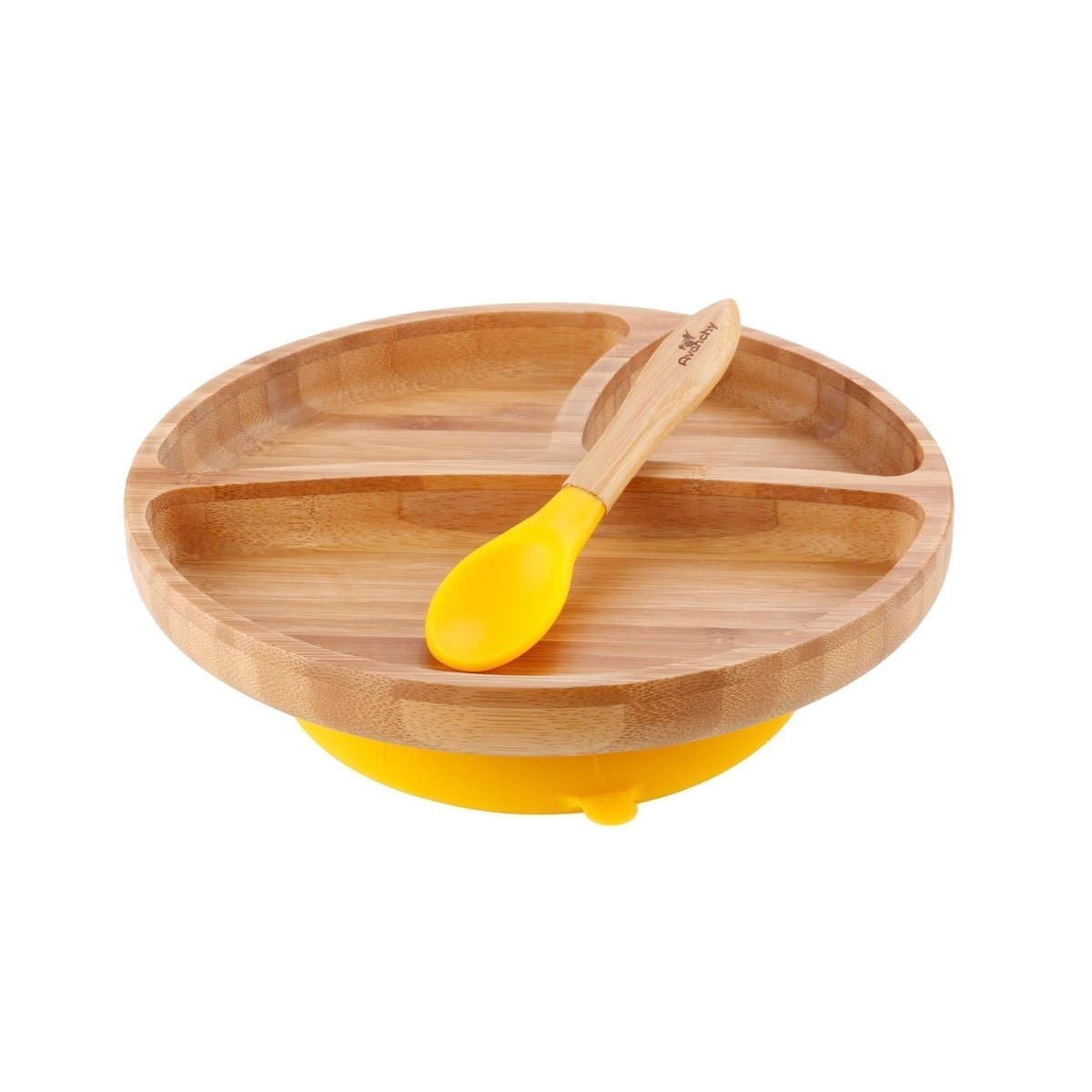 Bamboo Suction Toddler Plate & Spoon