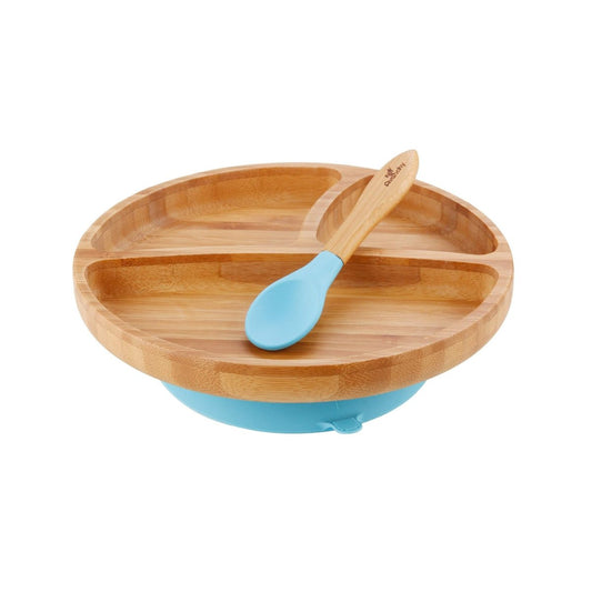 Bamboo Suction Toddler Plate & Spoon