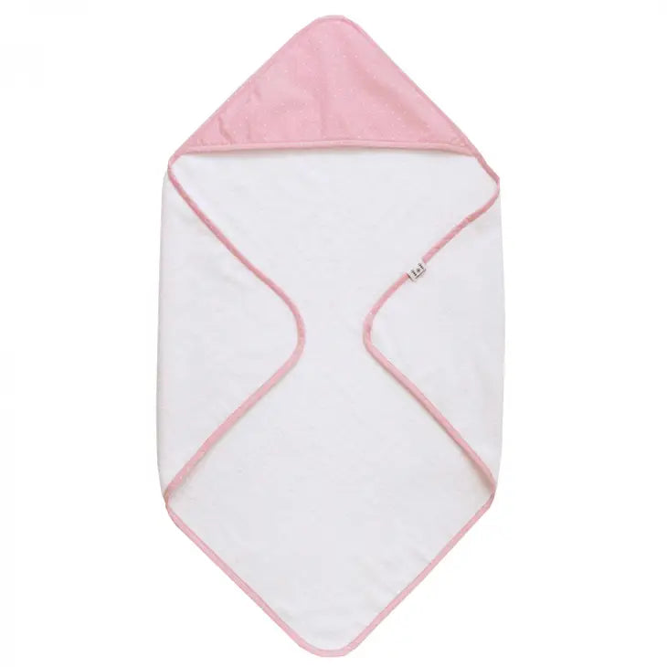Pink Dotty Hooded Towel